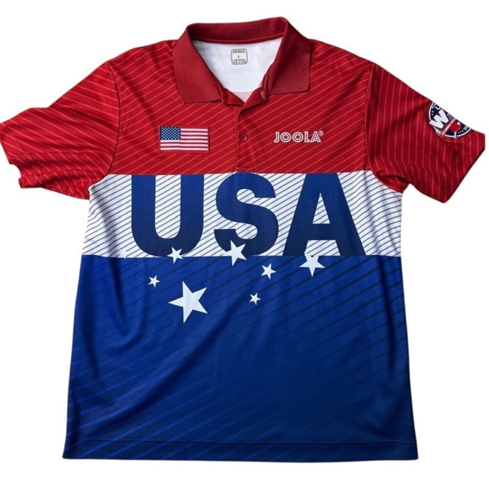 USA Joola Pickleball Jersey Men's Gary Schlager Shirt Large